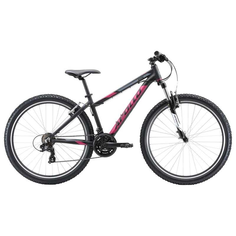 Apollo Aspire 10 Womens Mountain Bike Matte Black/Pink Slate (2020)