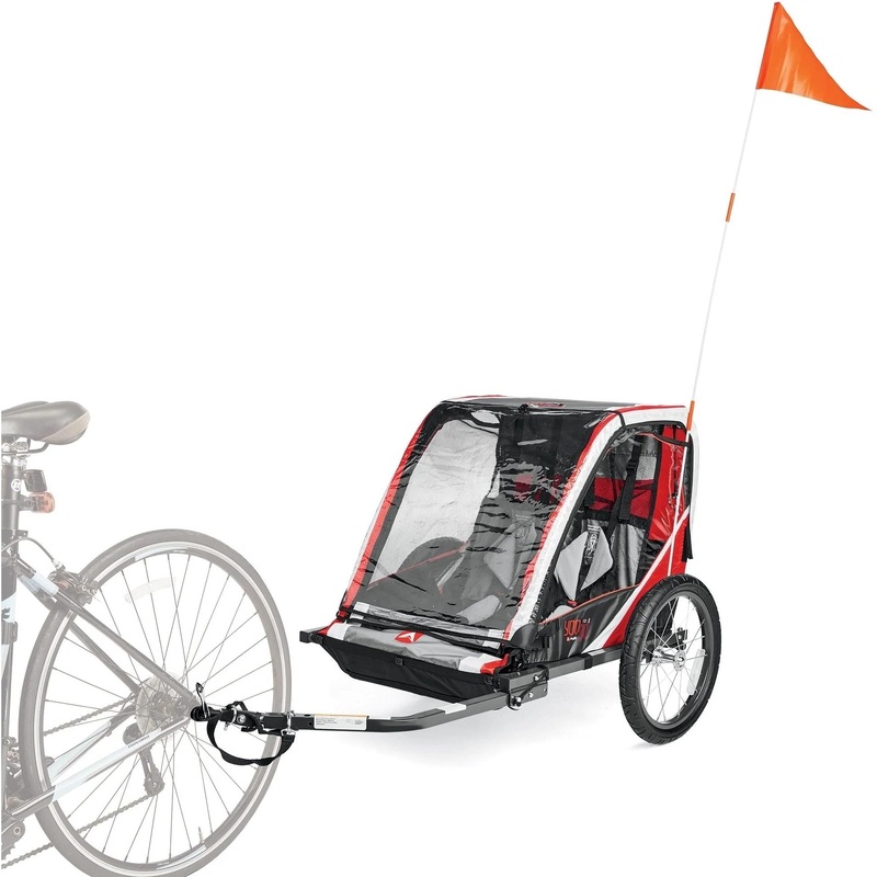 Allen Deluxe 2 Child Trailer Red