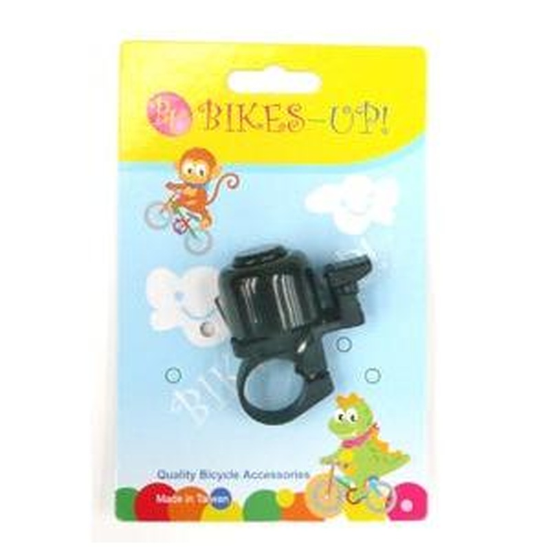 Alloy Top Kids Bell w/ Plastic Base Black