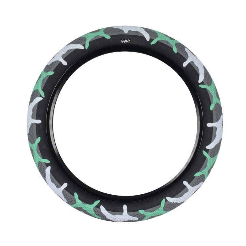 CULT Vans Tyre BMX Tyre 20 x 2.4 Teal Camo