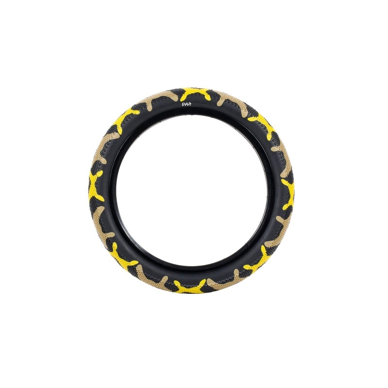 CULT Vans Tyre BMX Tyre 20 x 2.4 Yellow Camo