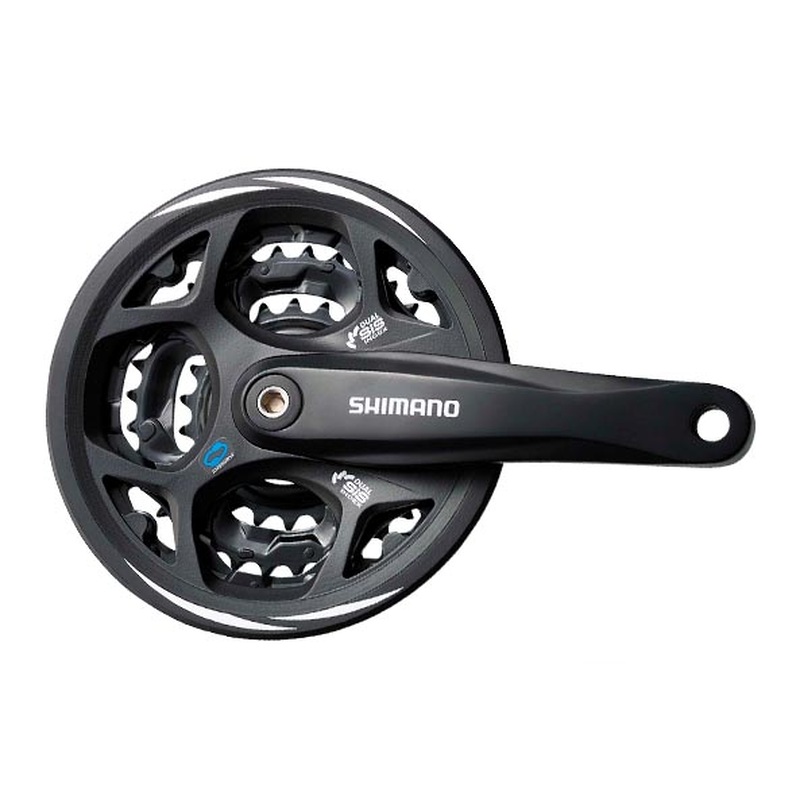 Shimano Crankset 175mm 48-38-28 Black