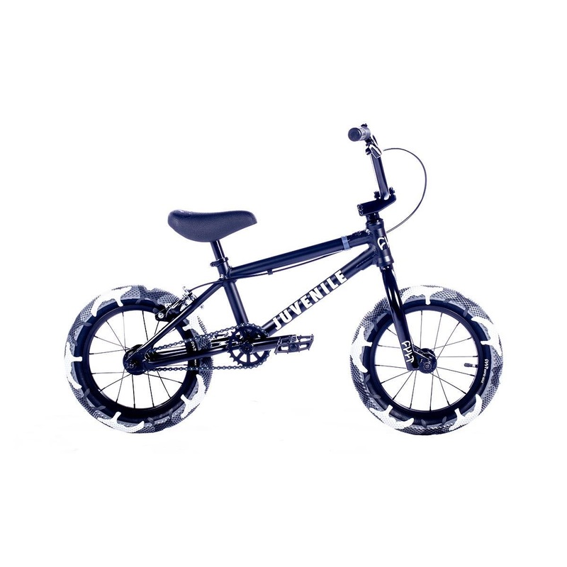 Cult Juvi 14'' Kids BMX Bike Black W/ Grey Camo Tyres