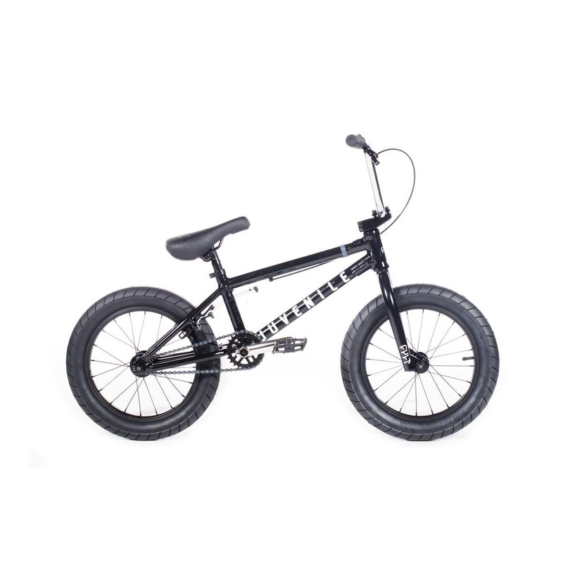 Cult Juvi 16 Inch Kids BMX Bike Black Chrome (2019)
