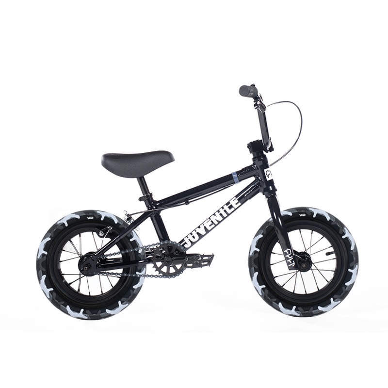 Cult Juvi Kids Bike 12" Black/Grey Camo (2020)