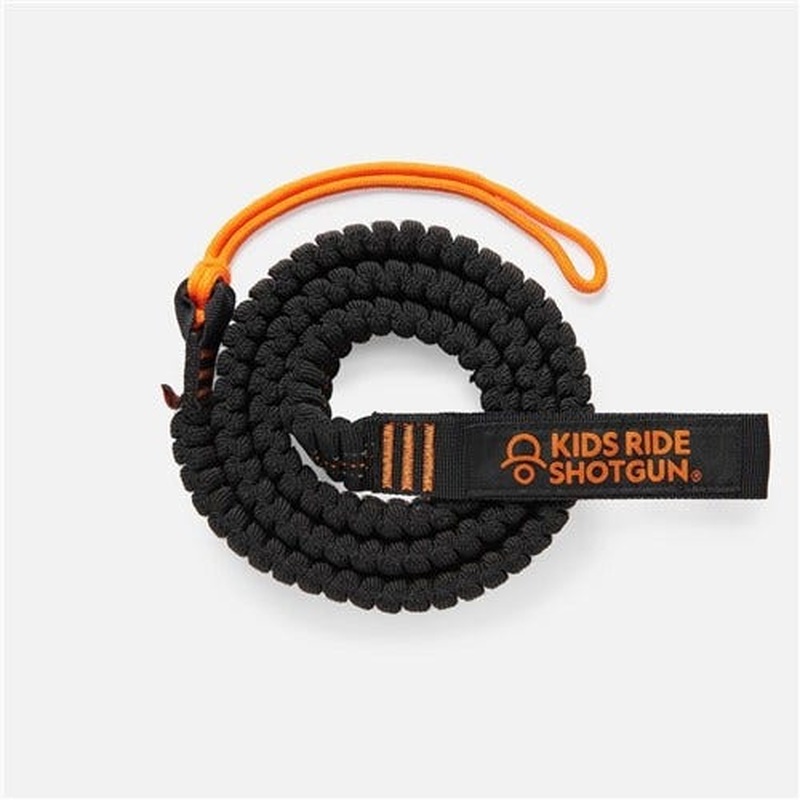 Kids Ride Shotgun Tow Rope Black/Orange