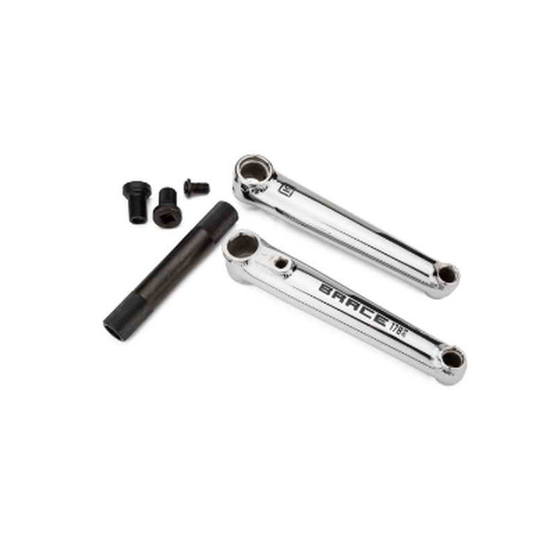Kink Brace 3pce BMX Cranks 170mm Chrome