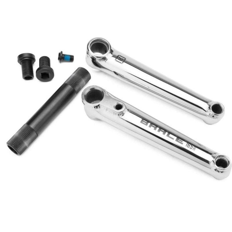 Kink Brace Cranks 165mm Chrome