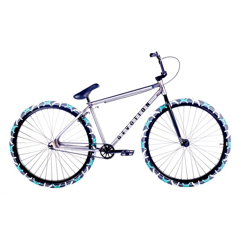 Cult Devotion 29'' Cruiser Bike Clear Raw/Camo Tyres