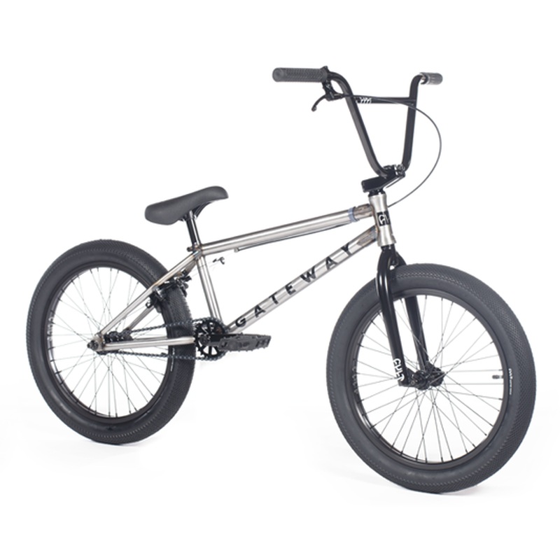 Cult Gateway BMX Bike 20" Raw Black (2020)