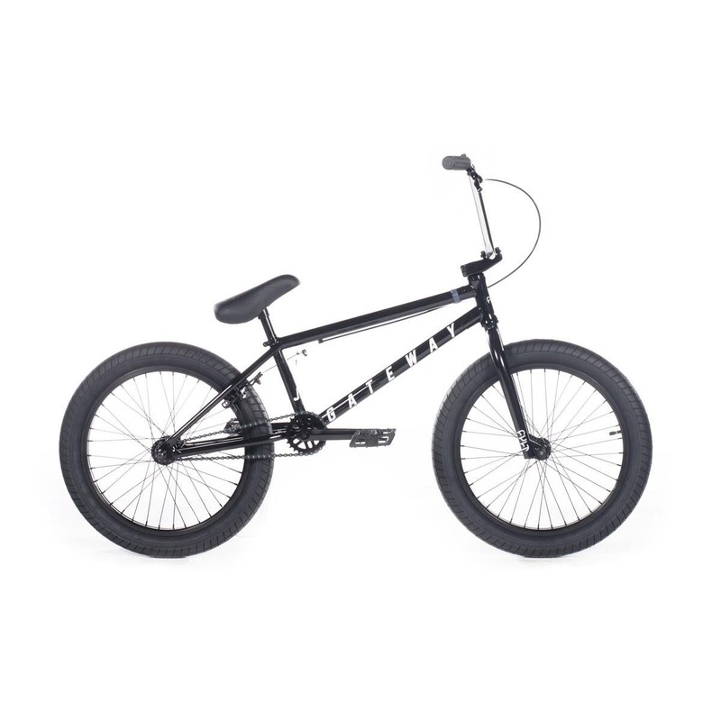 Cult Gateway Jr 20 Inch Boys BMX Bike Black Chrome (2019)