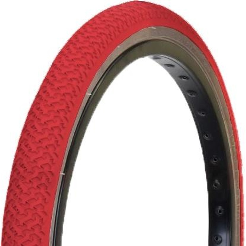 Kenda K55 BMX Tyre 20 x 1.75'' Red/Skin Wall