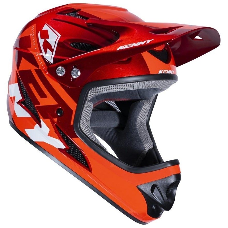 Kenny Racing Downhill Full Face MTB Helmet Red