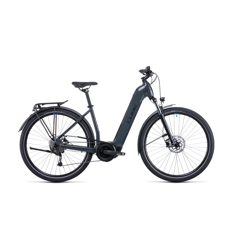 Cube Touring Hybrid ONE 625 EasyEntry Hybrid Bike Grey 'n' Blue
