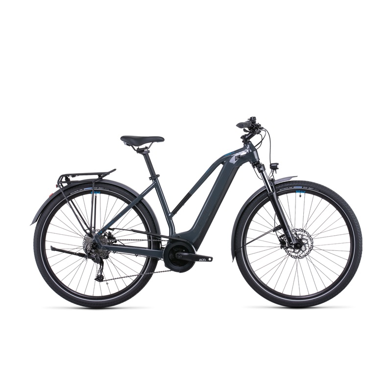 Cube Touring Hybrid ONE 625 Trapeze Hybrid Bike Grey 'n' Blue