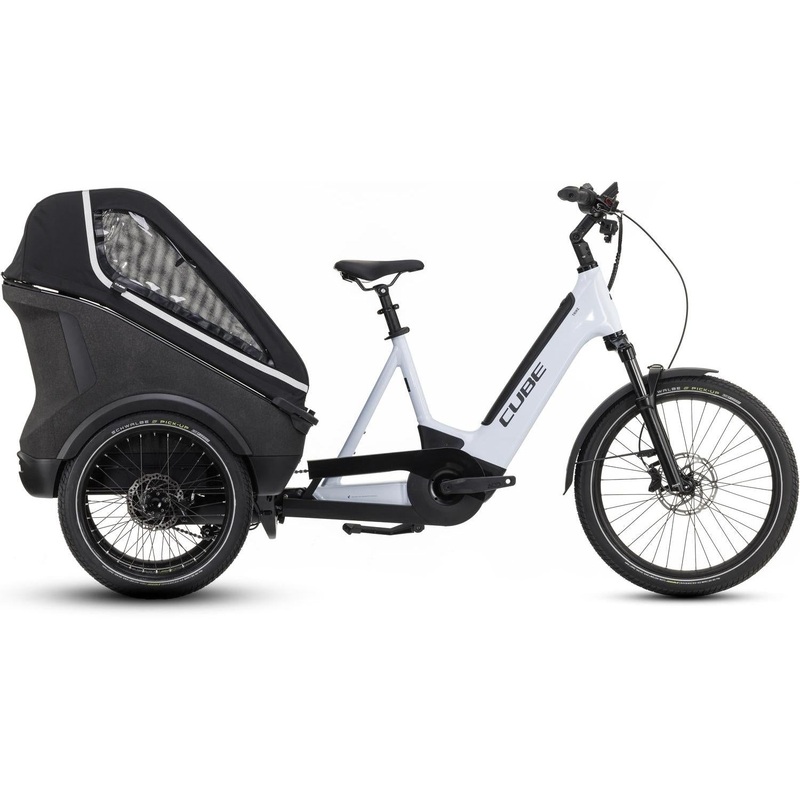Cube Trike Family Hybrid 750 Electric Cargo Trike Flashwhite'n'Reflex