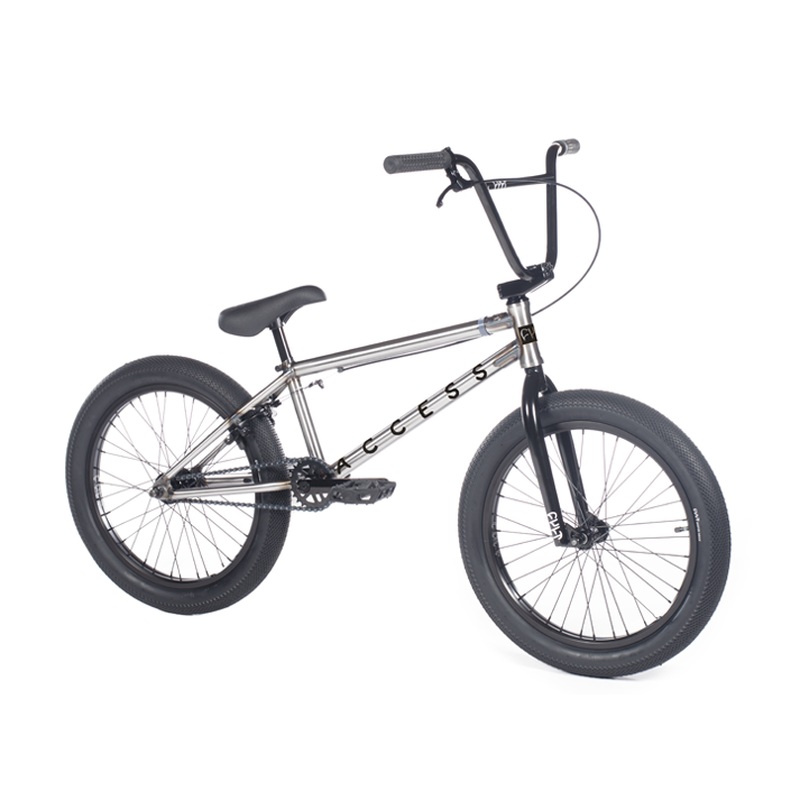 Cult Access BMX Bike 20" Raw Black (2020)