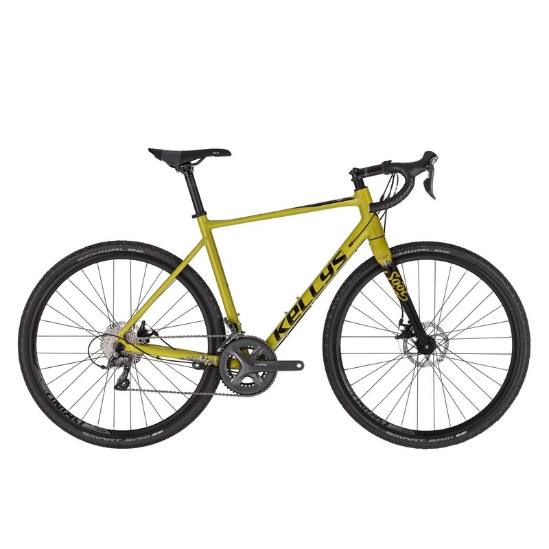 Kellys Soot 30 Gravel Bike Mustard Yellow