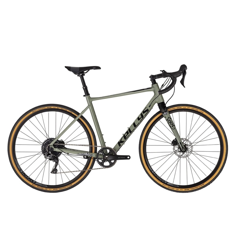 Kellys Soot 70 Gravel Bike Hunter Green