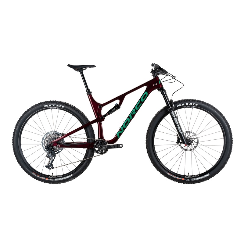 Norco Revolver FS 1 120 Dual Suspension Mountain Bike Red/Green