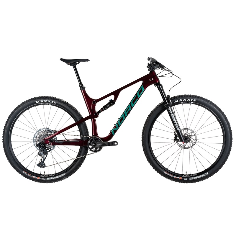 Norco Revolver FS 1 120 Mountain Bike LG Red/Green