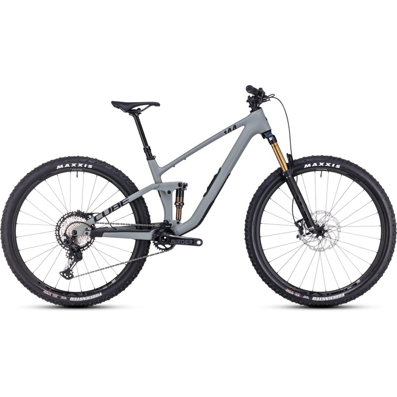 Cube Stereo ONE44 C:62 Race Dual Suspension Mountain Bike Swamp Grey/Black