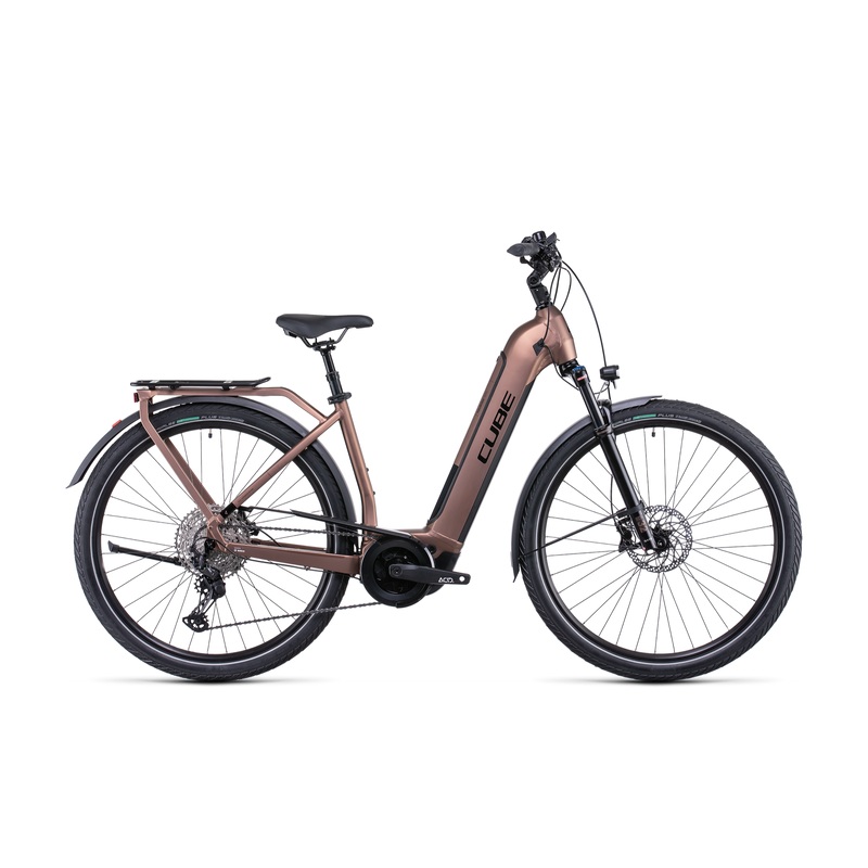 Cube Touring Hybrid EXC 500 EasyEntry Hybrid Bike Mocha 'n' Black