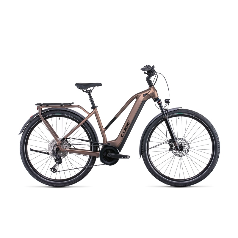Cube Touring Hybrid EXC 500 Trapeze Hybrid Bike Mocha 'n' Black