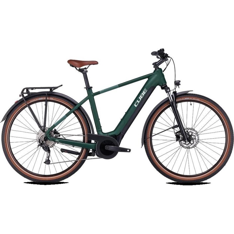 Cube Touring Hybrid ONE 500 Electric Hybrid Bike Darkgreen'n'Green
