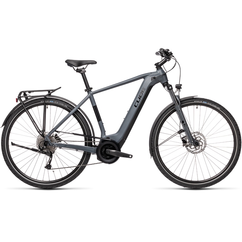 Cube Touring Hybrid ONE 500 Electric Hybrid Bike Grey/Black