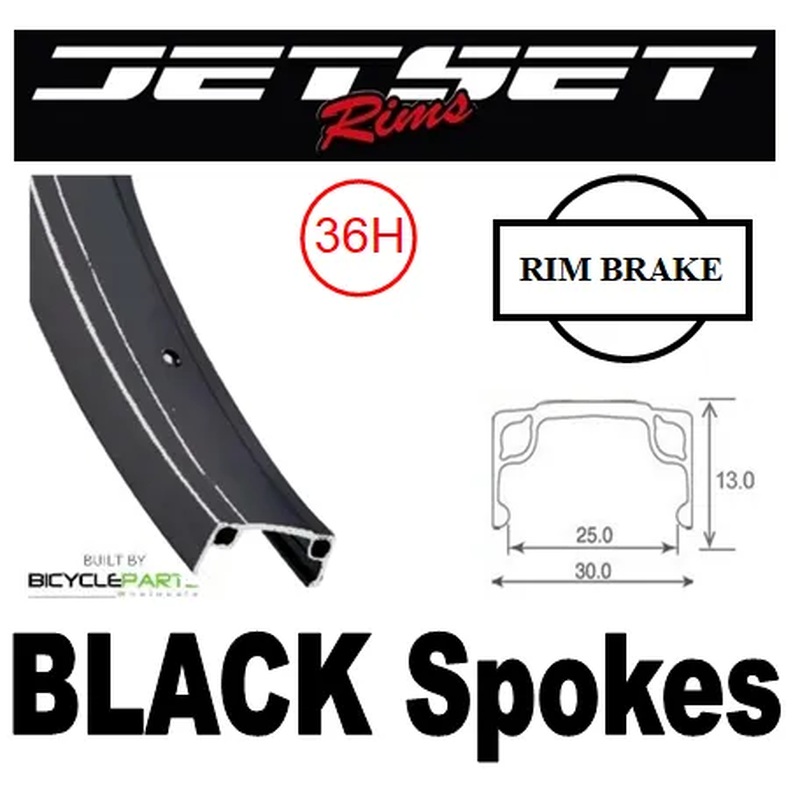 Jetset Rims 20'' Wheel Araya 7X S/w 36h A/v B/s Black