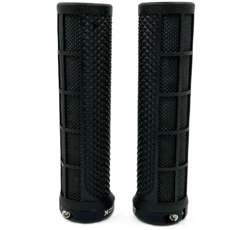 JetBlack Staple Lock On Grips Black