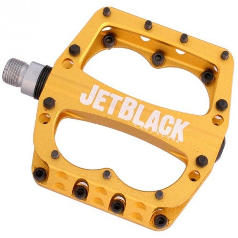 JetBlack Superlight Flat Pedal | MTB/BMX (Sealed Gold)