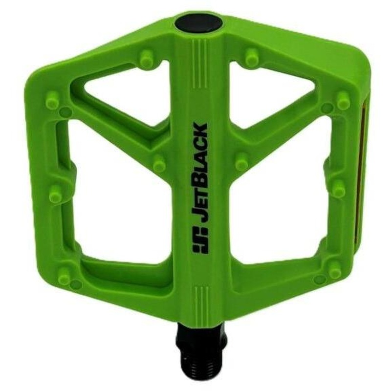 JetBlack Thermoflat Pedals Green