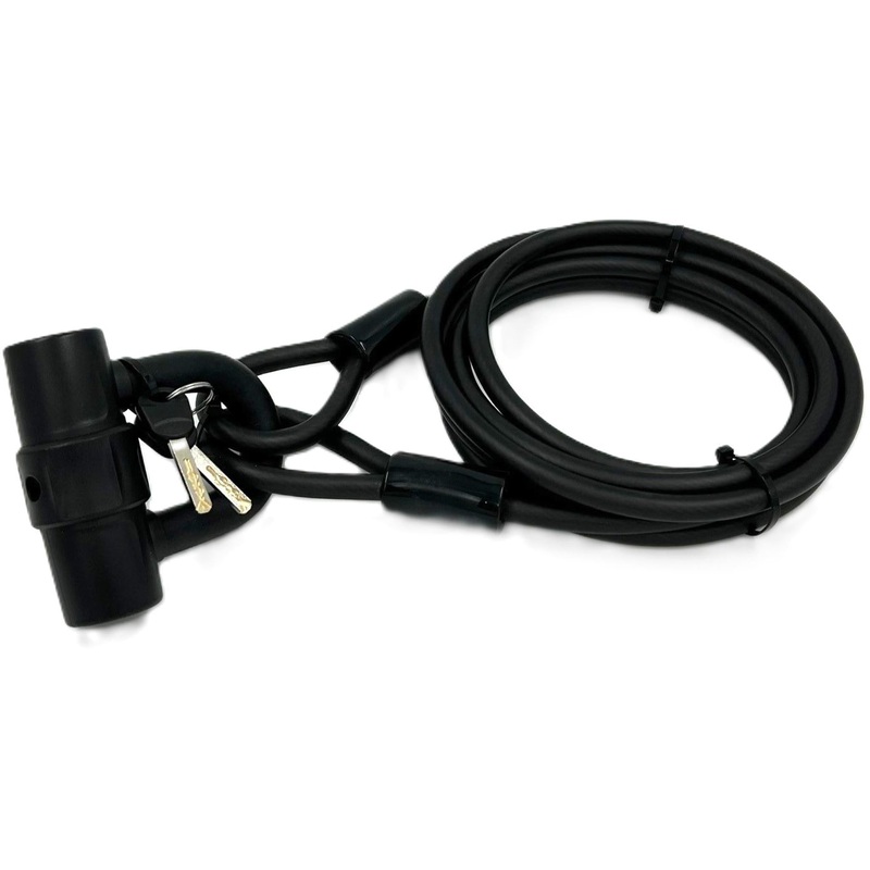Jetblack Traveler Key Cable Shackle Lock 10x3000mm