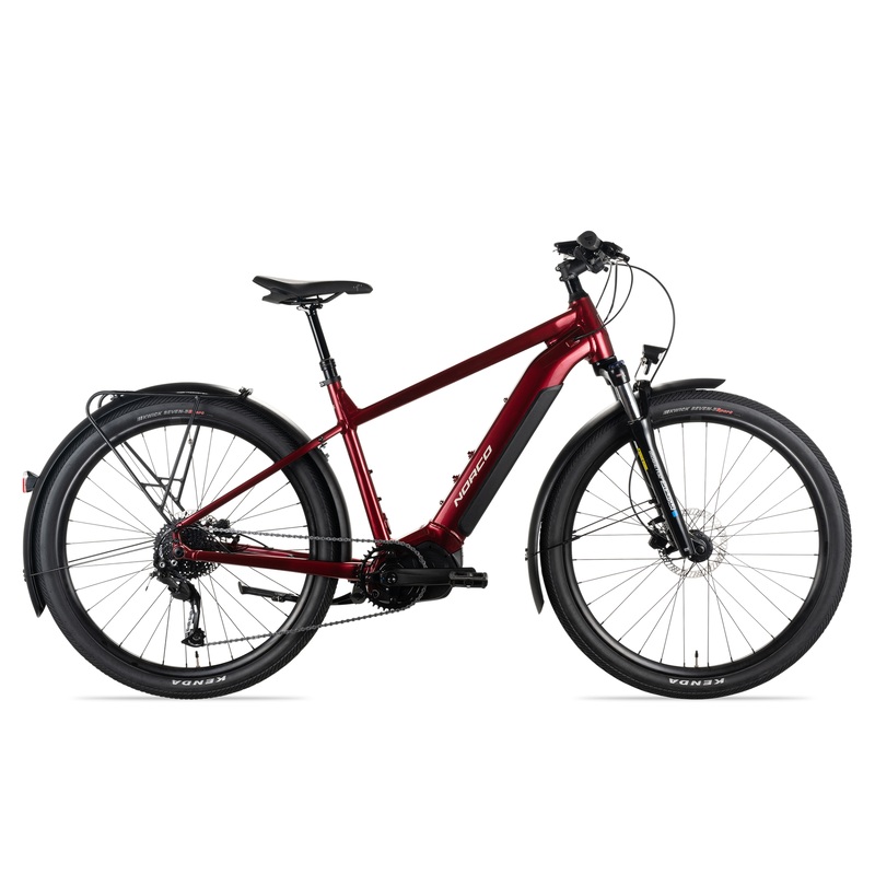 Norco Indie VLT 1 Electric Hybrid Bike Red/Silver