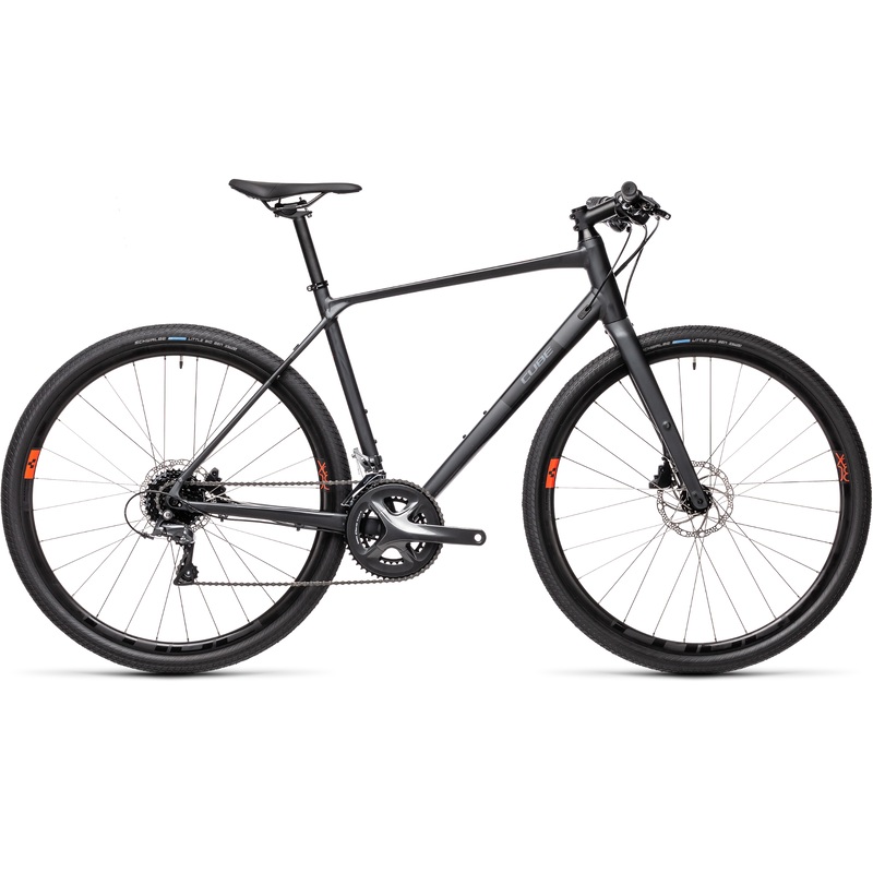 Cube SL Road Flat Bar Road Bike Iridium/Black