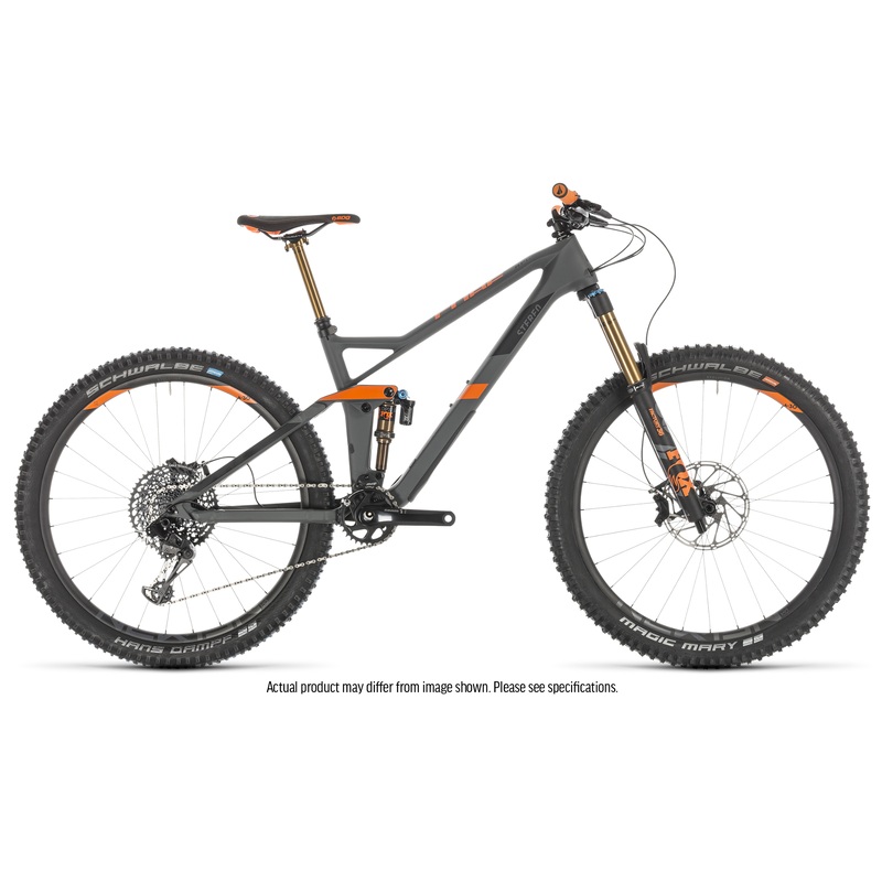 Cube Stereo 140 HPC TM Mountain Bike Grey/Orange