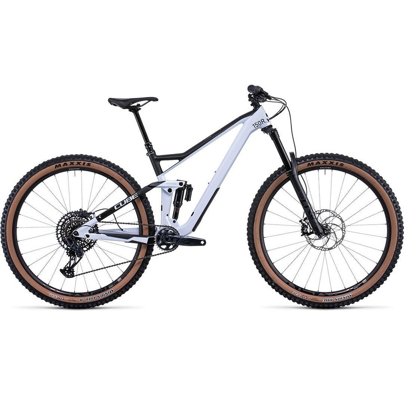 Cube Stereo 150 C:62 Race Dual Suspension Mountain Bike Flash White 'n' Carbon
