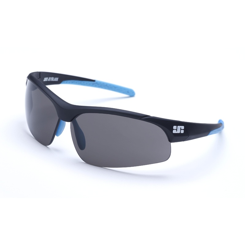 JetBlack Patrol Sunglasses Matte Black/Blue