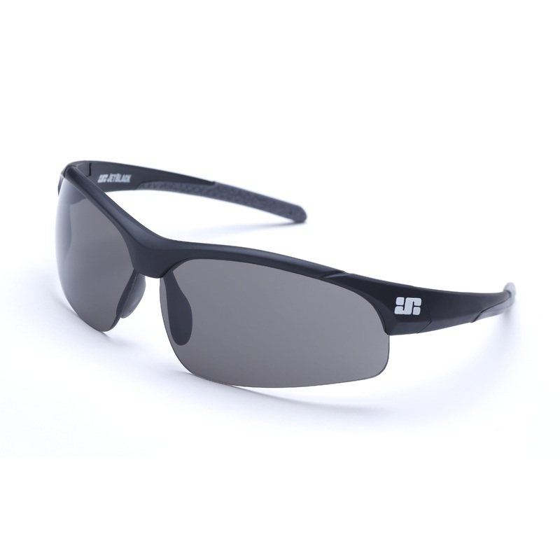 JetBlack Patrol Sunglasses Matte Black/Grey