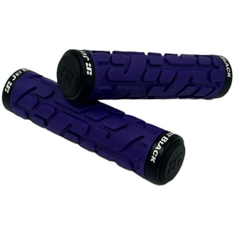 JetBlack Rivet Lock On Grips Purple/Black
