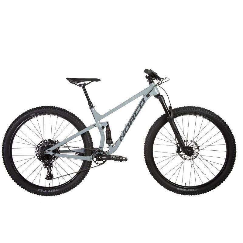 Norco Fluid 1 FS Mountain Bike 29 Inch Concrete/Black (2019)