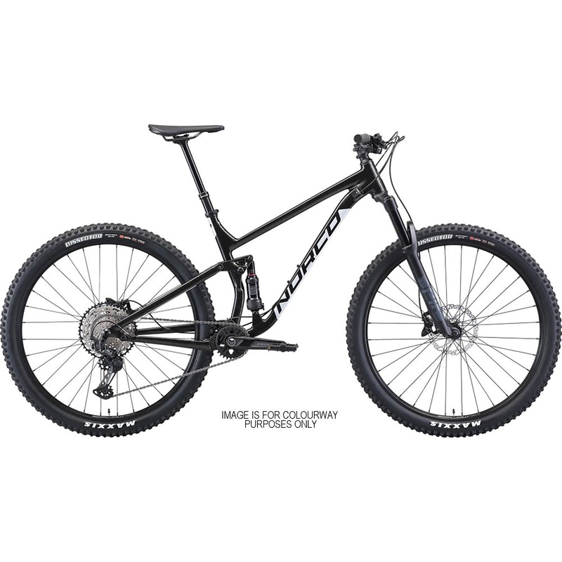 Norco Fluid FS 1 29 Mountain Bike Black/Silver