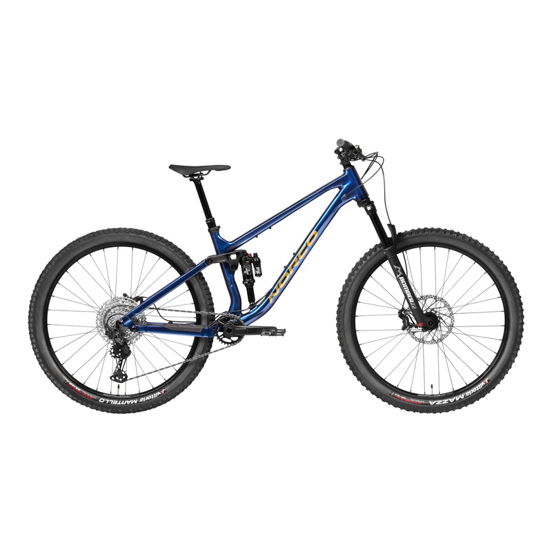 Norco Fluid FS 2 Dual Suspension Mountain Bike Blue/Copper