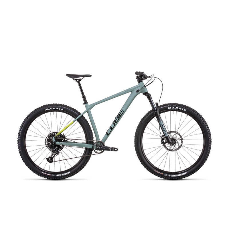 Cube Reaction TM Hardtail Mountain Bike Olive Lime