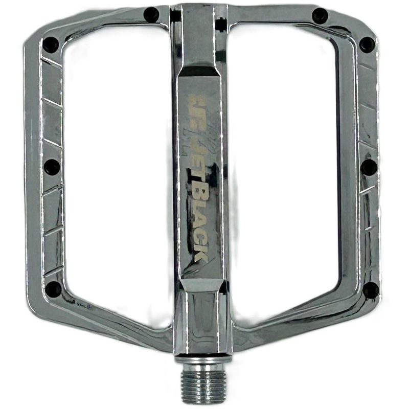 Jetblack Featherlite Low Profile MTB Pedals Chrome