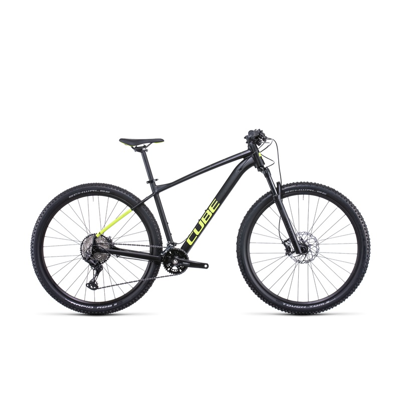 Cube Race ONE Hardtail Mountain Bike Black Flashyellow