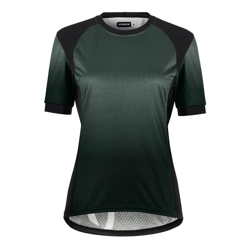 Jersey WS SS Assos TRAIL WOMEN'S JERSEY T3 SCHWARZWALD GREEN