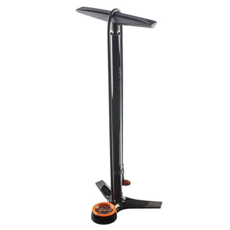 Jet Black Admiral Floor Pump High Pressure - 200 PSI
